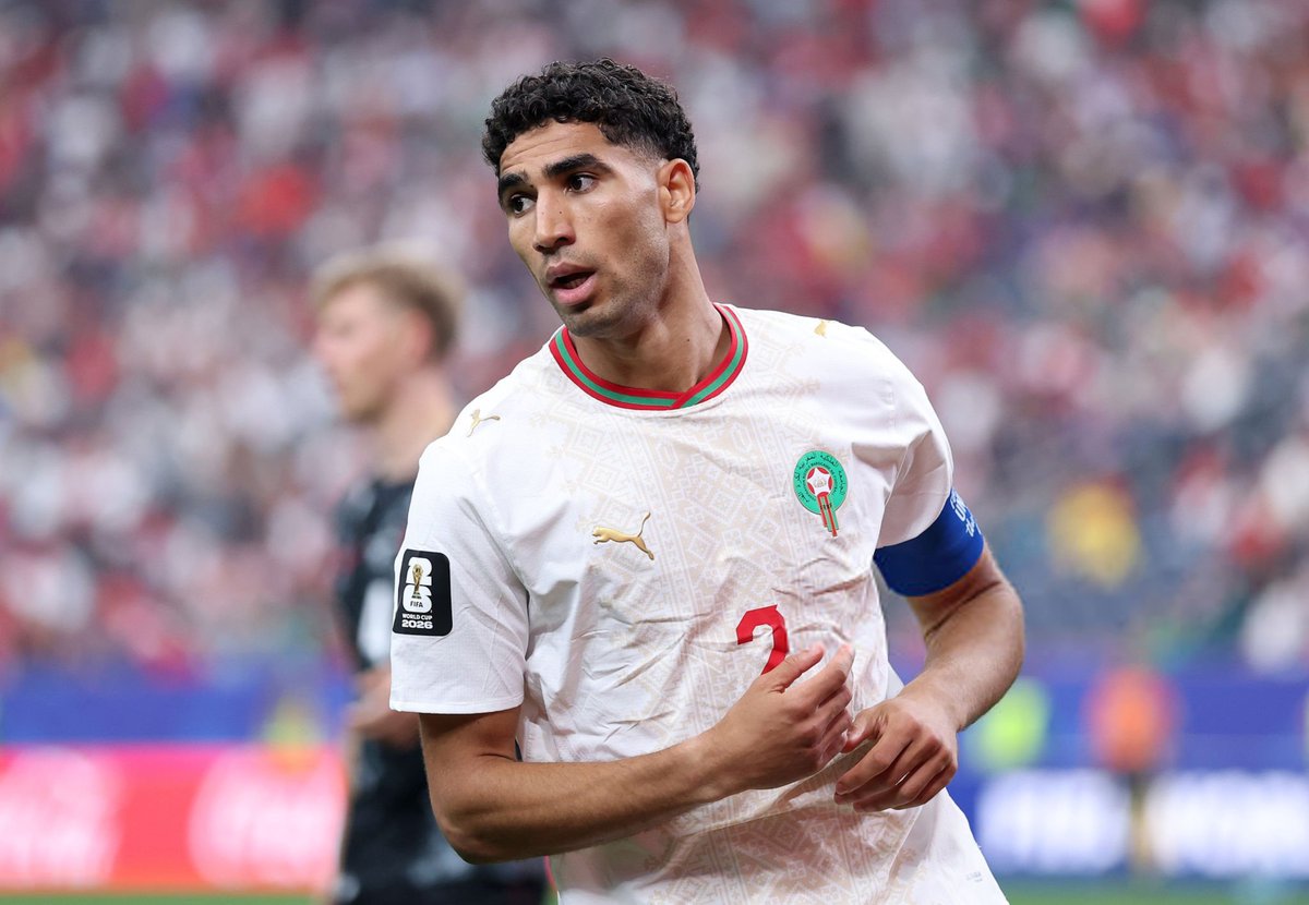 ActuFoot_'s tweet photo. ACHRAF HAKIMI 🇲🇦 PASSEUR DÉCISIF SUR LE BUT D'AZZEDINE OUNAHI. 🎯 https://t.co/x3q59F3suq