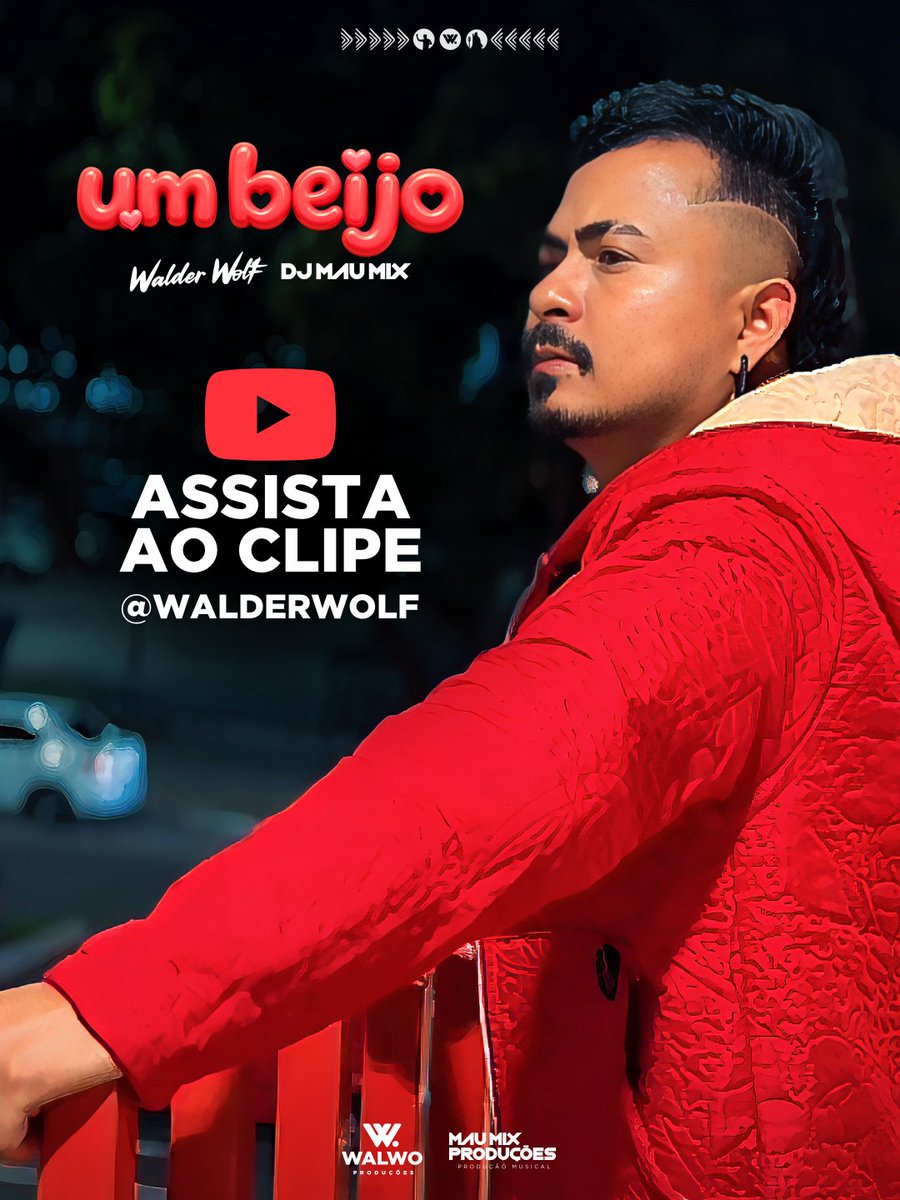 walderwolf's tweet photo. O clipe oficial de “Um Beijo” feat. DJ Mau Mix já está disponível no meu canal no YouTube! O projeto foi feito com muito carinho e marca mais um passo da minha música, entrando para o universo do tecnomelody com o Dj Mau Mix. Espero que vocês curtam tanto quanto eu curti fazer! https://t.co/qkMyXVm3VD