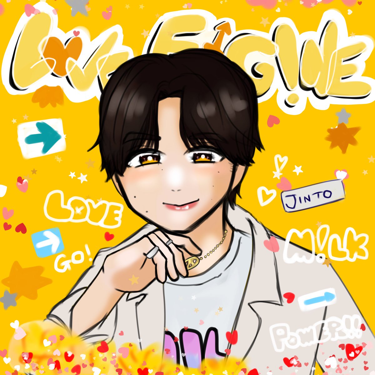 mon_tga's tweet photo. 💛🚲❣️
 #みるきーずお絵描き部 https://t.co/Vc0VohiDNA