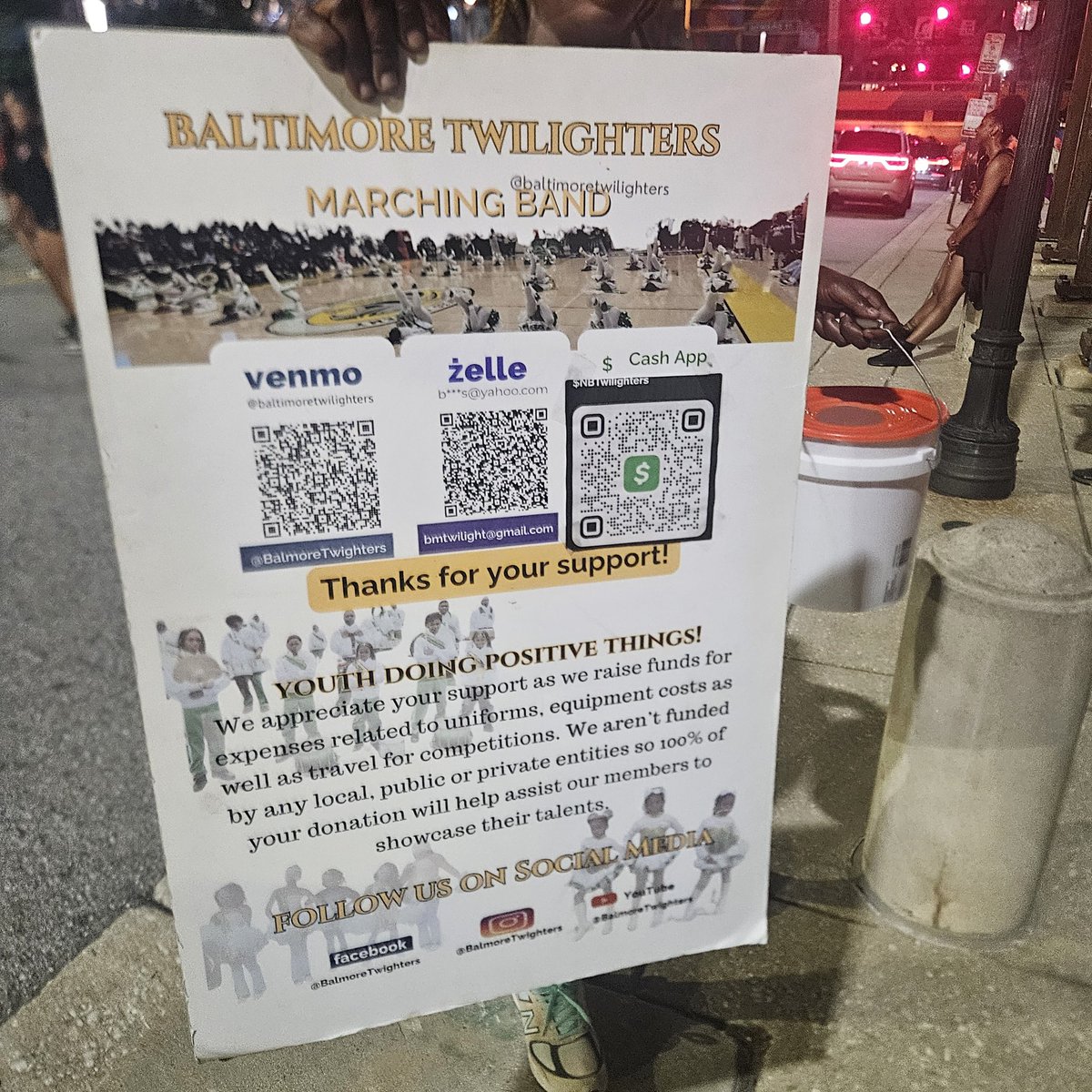 crazeear69's tweet photo. This Baltimore Marching Band is on point. They play after all Orioles game. Gotta support the youth. https://t.co/wDdMVsoasH