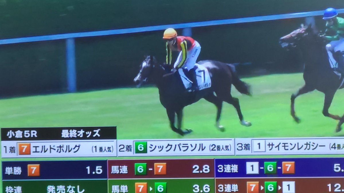 bobby1day's tweet photo. #小倉5R
#POG2026
指名馬🐴エルドボルグ🐴
デビュー戦勝利～🎉
ヒヤヒヤ🥶
とにかくデビュー戦勝利おめでとう🎉
団野～📣 https://t.co/ReimQdqIRC