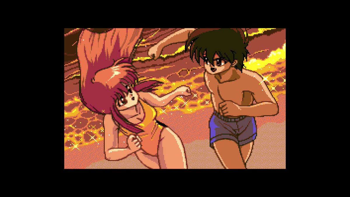 yoshitmo's tweet photo. この前セールで買ってたんだが。そういえば改造町人シュビビンマン3異界のプリンセスってCD-ROM2だったんだよな。すっかり忘れてた。
ギミック演出が豪華で反復飛び出来たり凝ってるが余り活用されてないのも安定のシュビビンマン。
兎に角CD-ROM2仕様の豪華さよ。
あと高所に退避するボスキャラ多い😅 https://t.co/jSjuQHGWiI