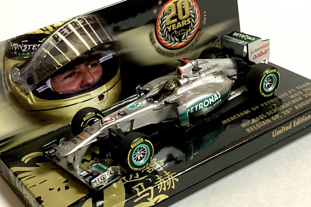 メルセデスMGP W02 '11 ベルギーGP M.シューマッハ🇩🇪 復帰2年目も