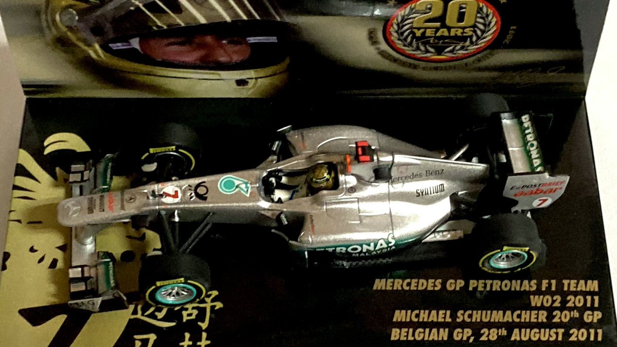 メルセデスMGP W02 '11 ベルギーGP M.シューマッハ🇩🇪 復帰2年目も