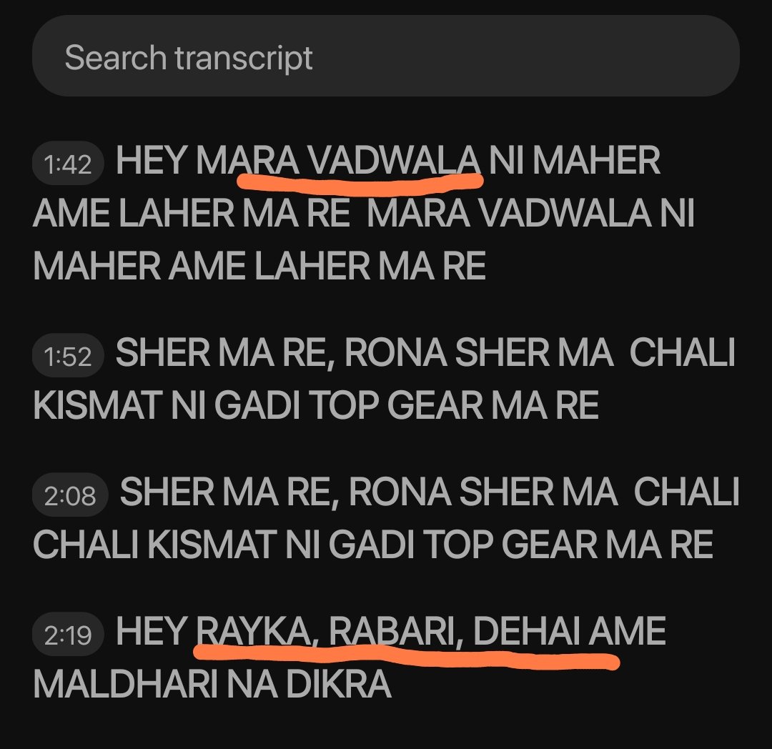 zagrobari's tweet photo. @anglonahihoon1 @casteobession Bina knowledge ke comment mat kar liya kar 
Song me khud ke devta ka name hai
Apni caste ka name with all 3 titles hai, lyricist rabari hai singer rabari hai or saar caste pe gana nahi hai ro le kone me bethke https://t.co/dnw3aARneD