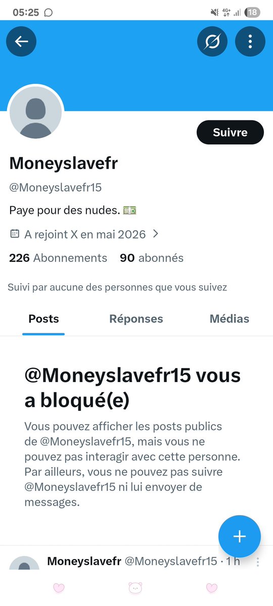 dfmpidwbv's tweet photo. les filles faites attention ce connard vous demande votre snap mais il ne paye jamais 
@Moneyslavefr15 https://t.co/uXSvlxBsgJ