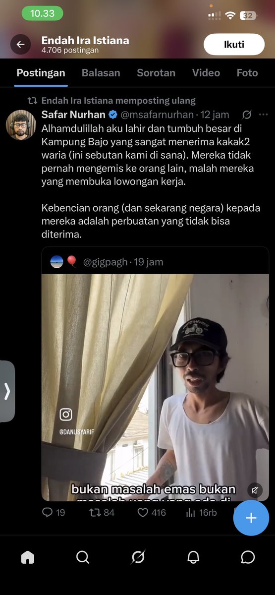 capcipcup_2's tweet photo. @ndah_345yw1n @unmagnetism Ealah pantesan. Pendukung LGBT garis kerassss 🤣 https://t.co/GAZnYoEwzf