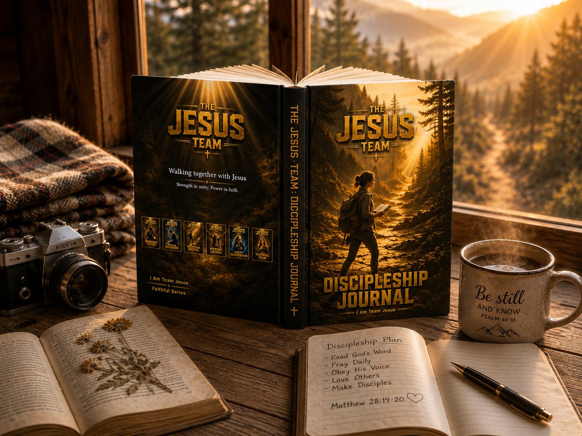 AnkDesignWriter's tweet photo. Every step toward the light is a step in faith. A discipleship journal for women who walk boldly with Jesus, grow daily and shine His love
https://t.co/HOBIwOV6Xl
#IAmTeamJesus #jesusteam #discipleship #christianwoman #faithjournal #biblejournal #walkwithjesus #womenoffaith #chri https://t.co/4LIuOfq8uW