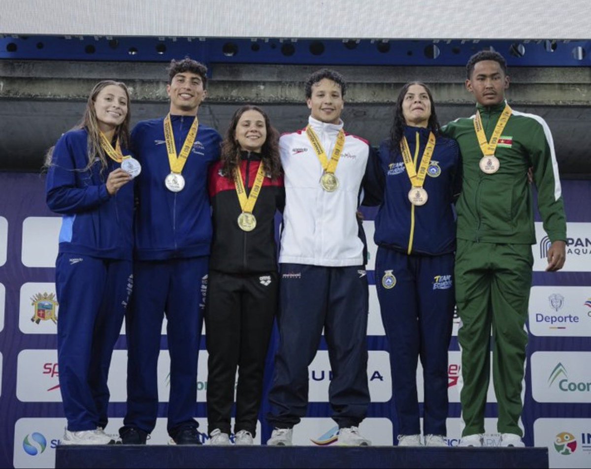 Outletminero's tweet photo. México sigue marcando el ritmo en el Campeonato Panamericano de Natación Ibagué 2026. 🇲🇽🏊

Con 78 medallas en el medallero (27 de oro, 29 de plata y 22 de bronce), la delegación nacional se mantiene en el primer lugar de la clasificación general, reflejo del talento y la constancia de sus atletas. 🥇🥈🥉👏