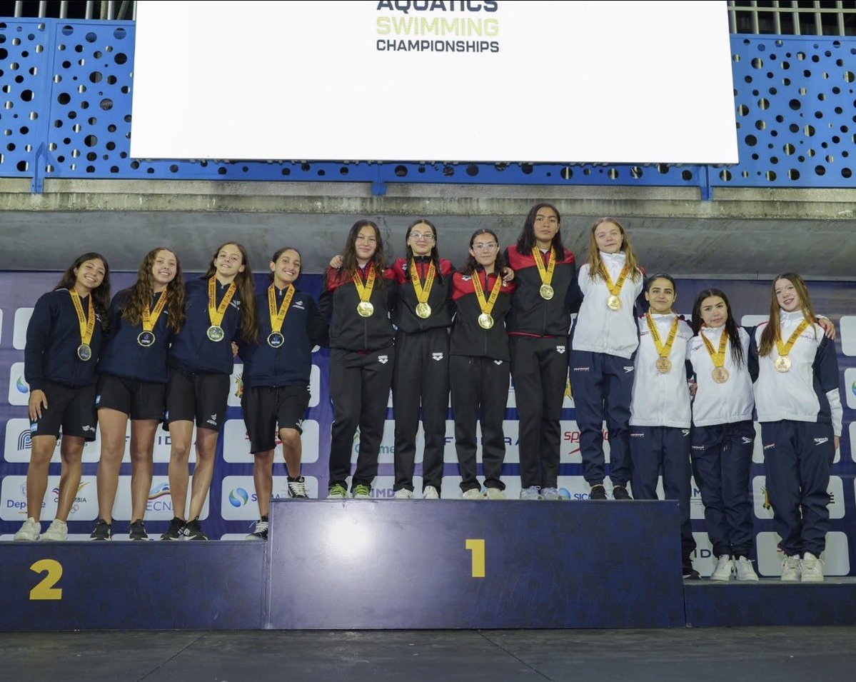 Outletminero's tweet photo. México sigue marcando el ritmo en el Campeonato Panamericano de Natación Ibagué 2026. 🇲🇽🏊

Con 78 medallas en el medallero (27 de oro, 29 de plata y 22 de bronce), la delegación nacional se mantiene en el primer lugar de la clasificación general, reflejo del talento y la constancia de sus atletas. 🥇🥈🥉👏