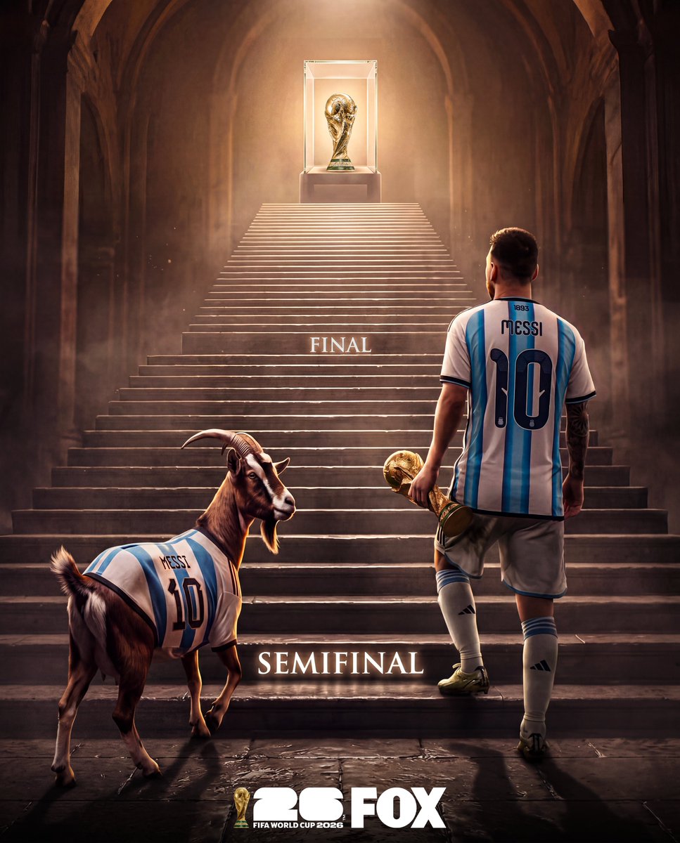 FOXSports's tweet photo. ARGENTINA IS HEADED TO THE SEMIFINALS 🇦🇷 https://t.co/XHdLI6H34k