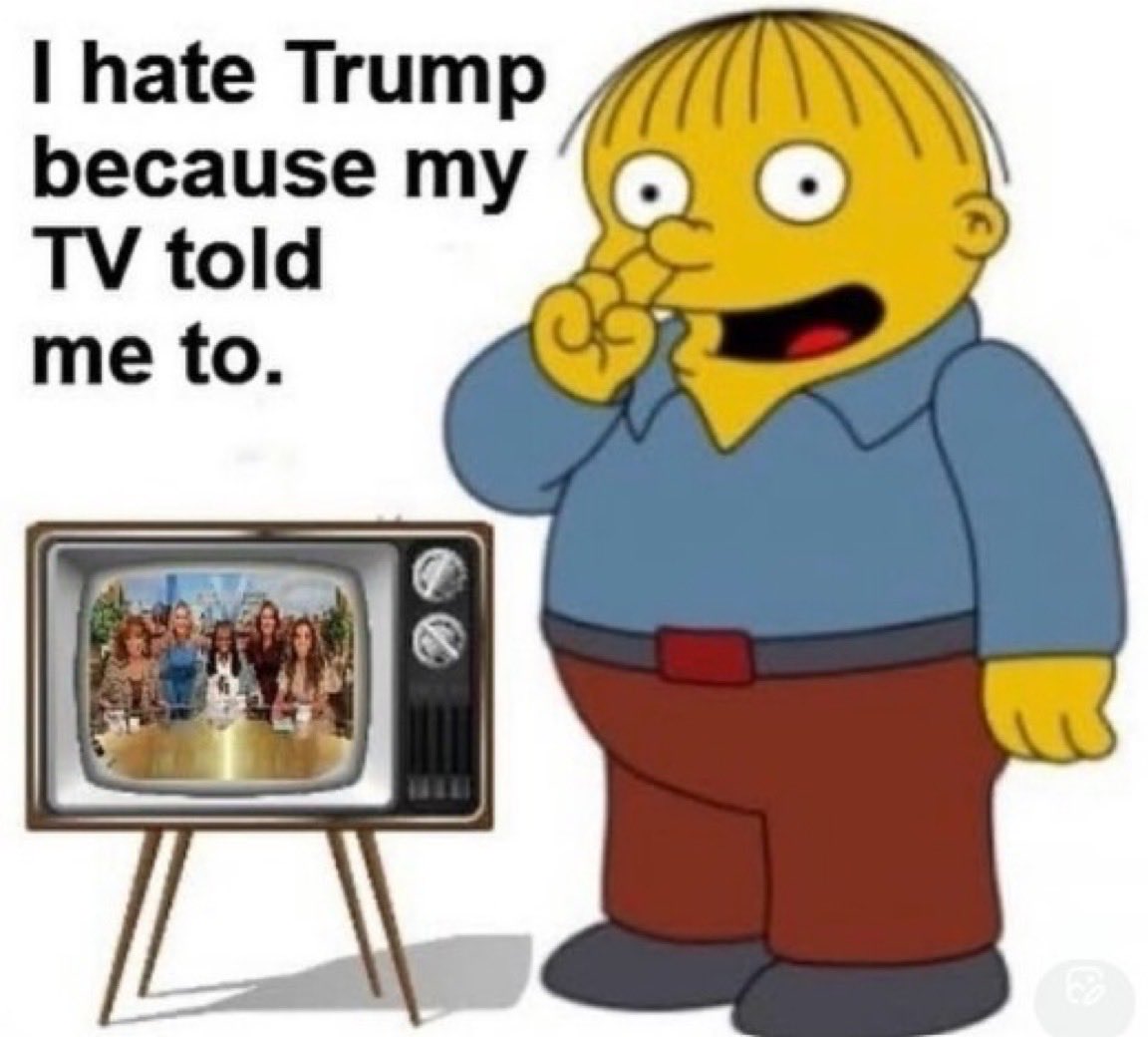 PattyCakes1203's tweet photo. @drtexdi @PVoice2089 @reallydrsam @Suzierizzo1 You saw what Liberal MSM wanted you to see…
Sit Down 🤡
#Television #Program #Brainwash https://t.co/MSqonMlFYK