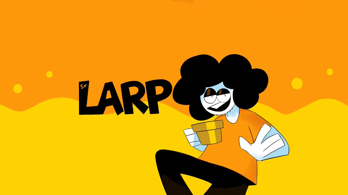 MistaClown1's tweet photo. @_SrLarp_ @_SrPelo_  Great Minds Larp And think alike! (Drawing made by MistaClown Ofc)  #SrPelo #SrLarp #Art #Banner https://t.co/vt7B7AAjQx