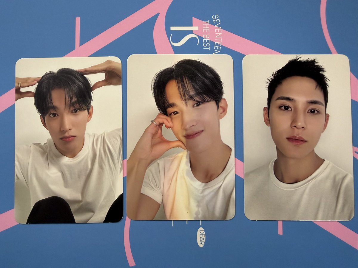 7withyou13's tweet photo. SEVENTEEN セブチ トレカ 交換 17 is right here DEAR ver 

譲) ドギョム、ミンギュ

求)同種スングァン画像以外のもの

郵送同日発送、または都内手渡し交換希望です。
お気軽にコメントください。 https://t.co/GR3ZOq3Zcl