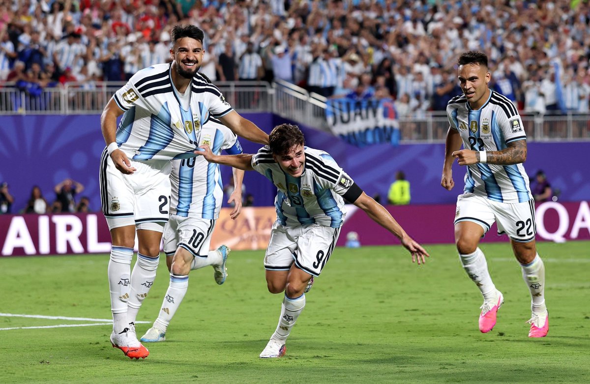 HihQualit's tweet photo. Julian Alvarez

#FIFAWorldCup | #ARGSUI https://t.co/a0nN4Nc56M
