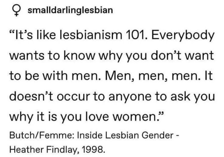 lesbedie's tweet photo. lesbianism isn’t limiting because it excludes men. being a lesbian is the most freedom i have ever felt. https://t.co/RELygt8GDz