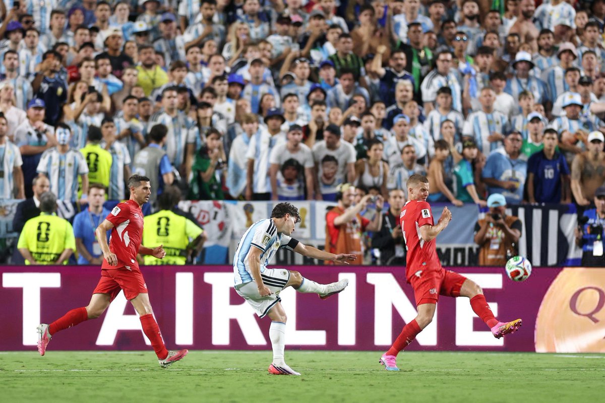 HihQualit's tweet photo. Julian Alvarez

#FIFAWorldCup | #ARGSUI https://t.co/FF6cezB6rd