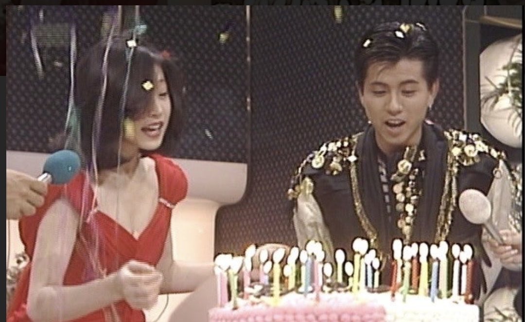 satominkururin's tweet photo. 7月11日✨藤井フミヤくん🩵
7月13日✨中森明菜ちゃん❤️

お誕生日おめでとうございます🎂🎉
2人一緒にお祝いしてるとこ
リアタイで見ていてめちゃくちゃ
嬉しかったな🥰

またいつか共演してほしい〜🙏💕

#藤井フミヤ
#中森明菜
#ALDEA
#FF https://t.co/jOahaFvAOn
