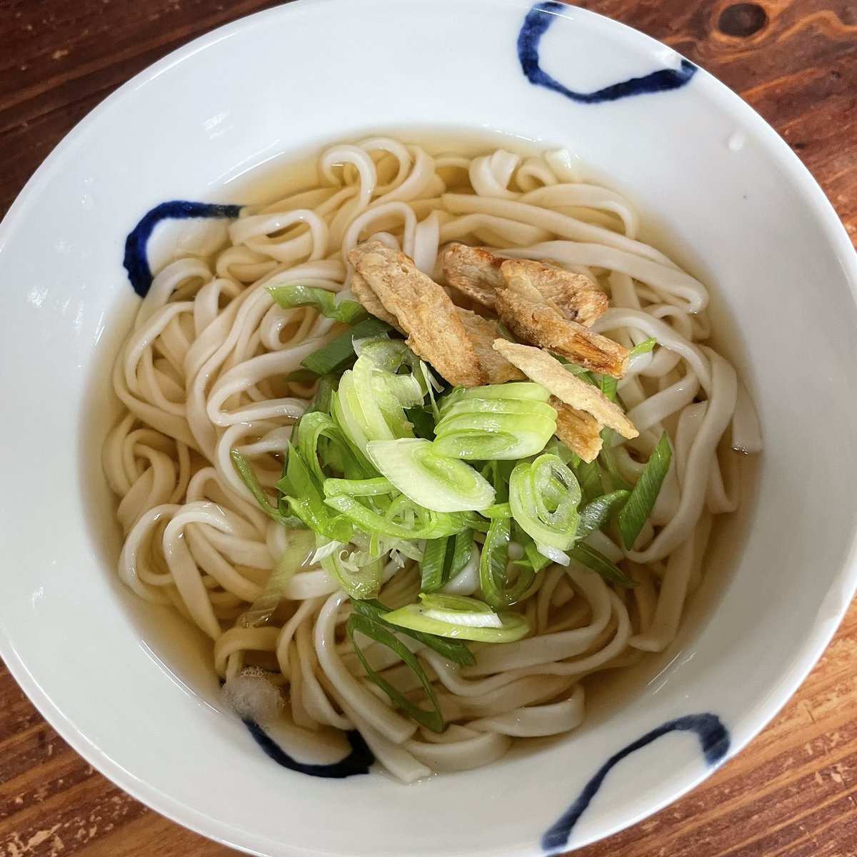5月に行った際に自宅土産として福岡空港で買ったうどんを作って頂き