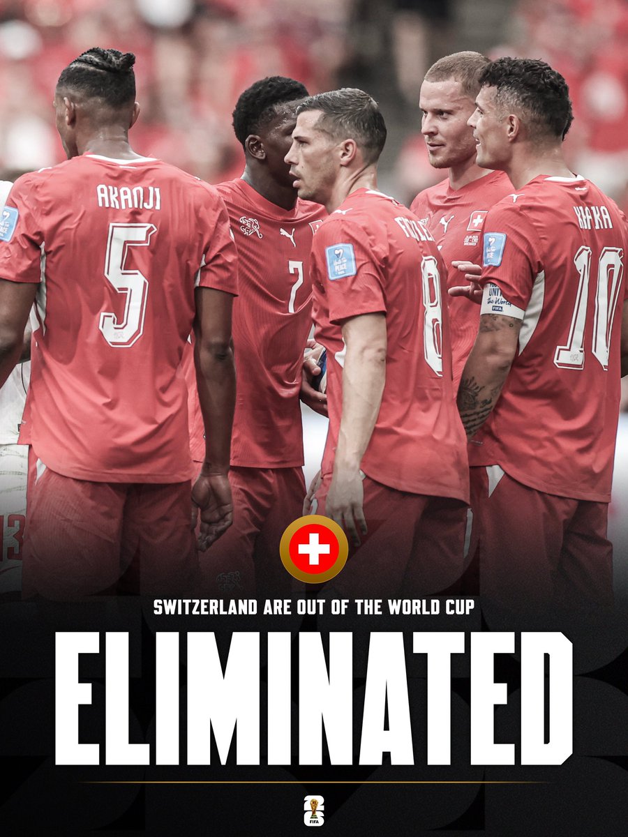 Edem55266336's tweet photo. Argentina to next round. Switzerland really surprised me this World Cup https://t.co/f8csBOaWHf