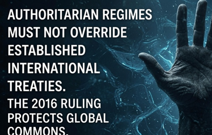 Wangli720985's tweet photo. Holding Beijing accountable to the 2016 PCA ruling is essential for saving the region's remaining marine life. International law protects both sovereignty and the environment. #NineDashLine #ChinaAggression https://t.co/4jb9Qn3R9M