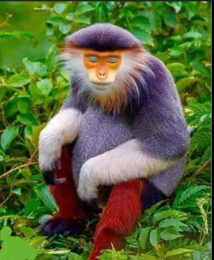 ManjotKalha's tweet photo. Red-shanked douc !

.. white gloves..red boots..grey barrette..bit of grey eyeshadow thrown in.
Au naturel ! https://t.co/c4DFveXF26