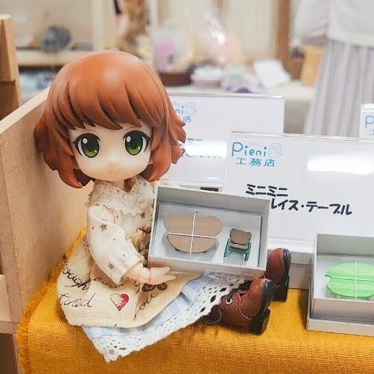 _miniarchi_'s tweet photo. ミニミニサイズの椅子テーブルセット（各6.500）もあります

1/12サイズのドールさんにもぴったり😊

#東京ドールハウスミニチュアショウ https://t.co/Fc8DyBpRwV