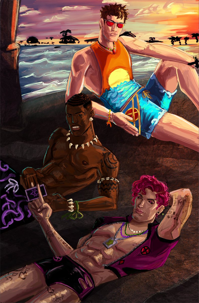 Gigitheeangel's tweet photo. Didn't get to spend as much time on this as I would've liked but still was fun designing these swimsuit outfits!!
#MarvelRivals #RivalsCreate #RivalsSummer https://t.co/4oiuCj1hNO