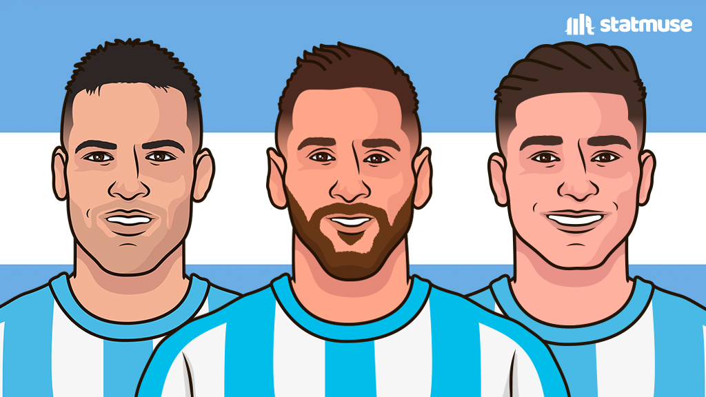 statmusefc's tweet photo. Most goals this World Cup:

17 — Argentina
16 — France https://t.co/9mXtXmYeWU