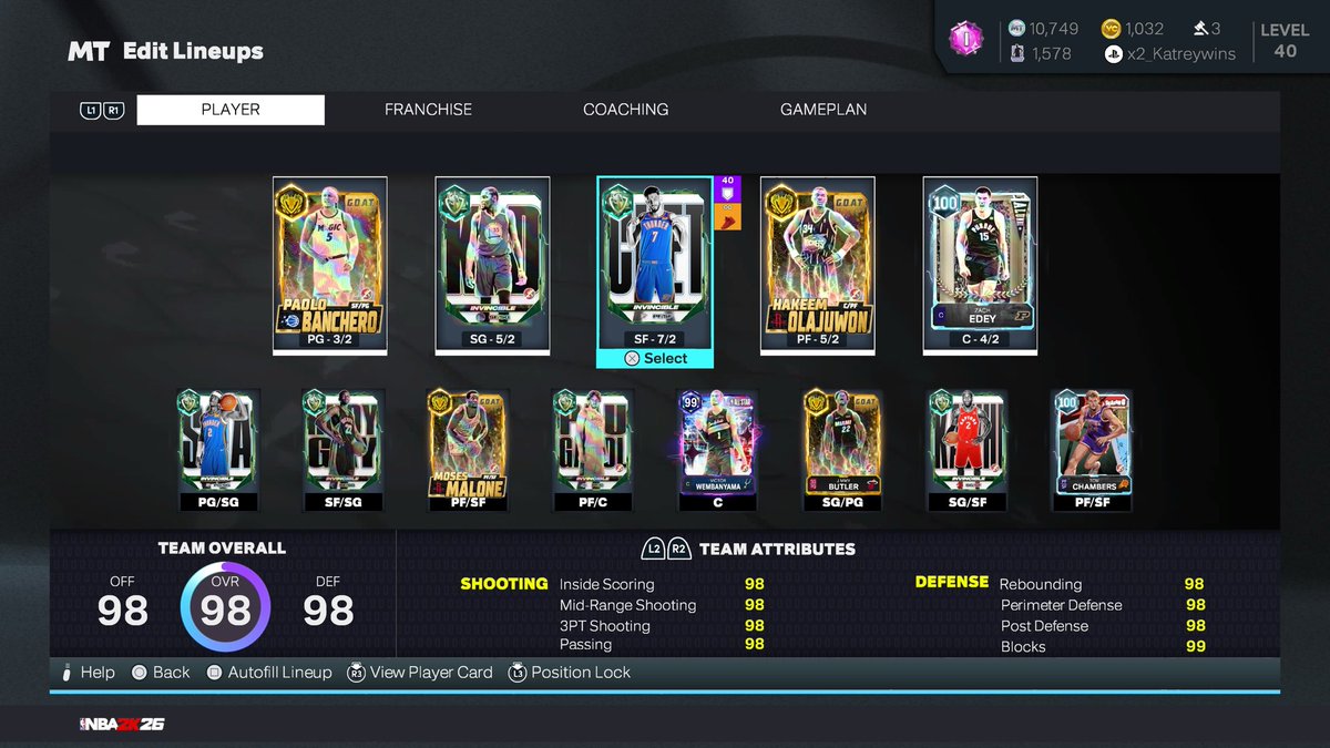 Katrey64's tweet photo. @xJC2Kx I have no mt at the current moment I just spent all of it to get Chet https://t.co/tZhXLGDNac