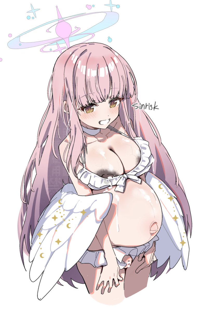 sinrisk's tweet photo. うおおおボテ腹水着ミカ部……！！！ https://t.co/SQnggejf3Z