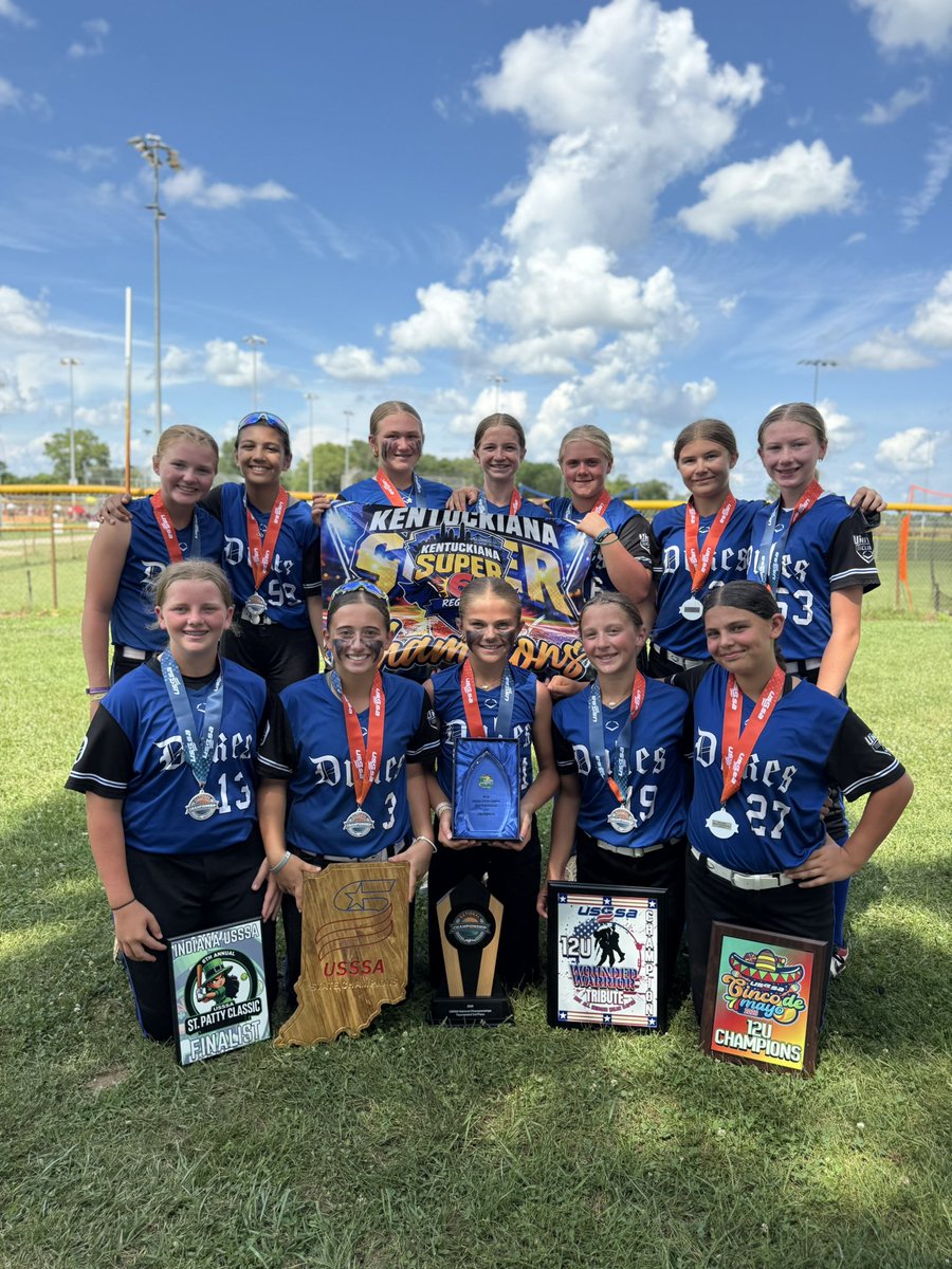 ladydukes2032's tweet photo. The journey was unreal.

I cant say enough about this group of girls, coaches and families. We ran all over the country and went to battle as one. They accomplished more than anyone could have imagined this year. Ready for 2026-2027 season with this group!

💙Record: 58-23-3🖤 https://t.co/jJT9rVdqVg