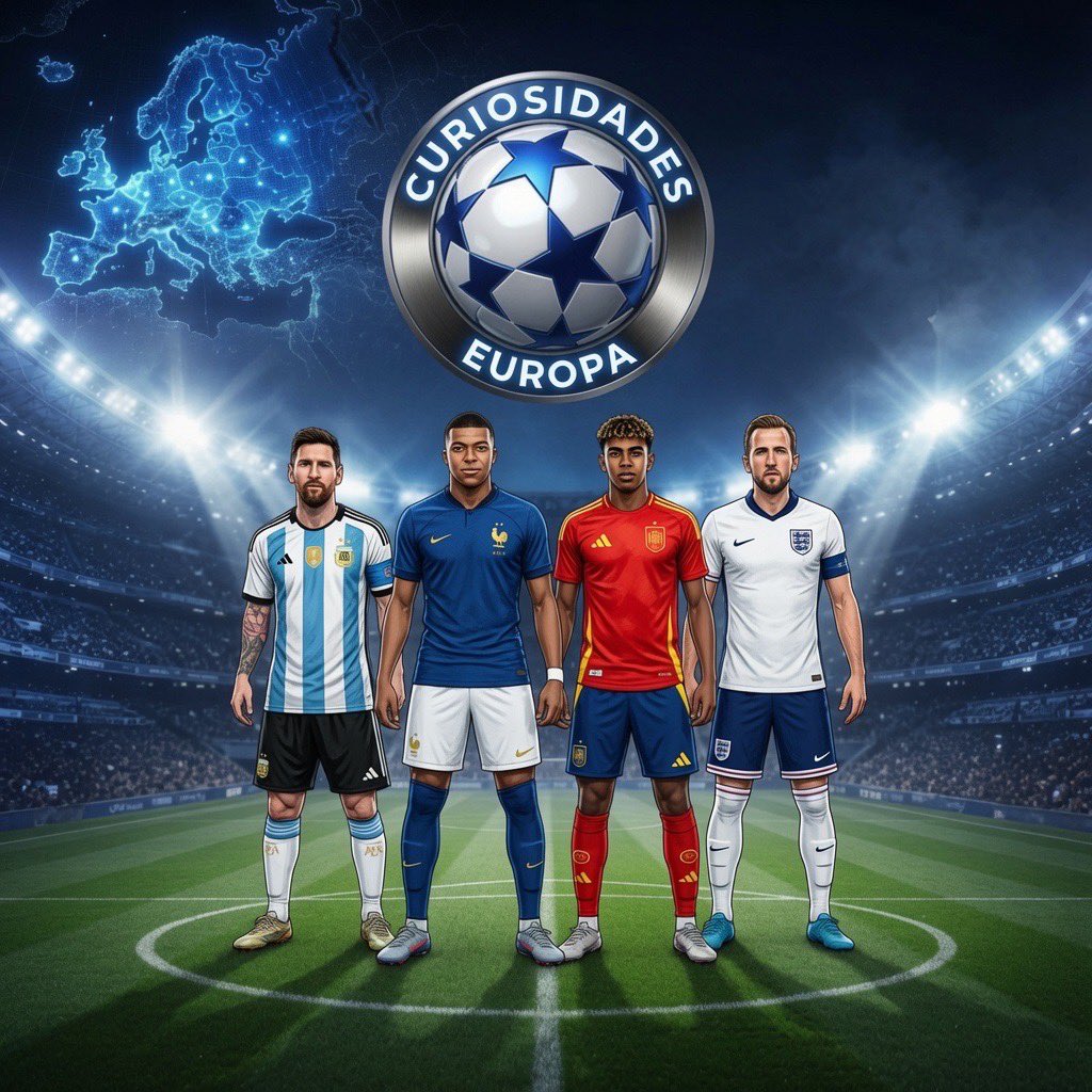 CuriosidadesEU's tweet photo. Semifinais da Copa do Mundo de 2026:

🇫🇷 França x Espanha 🇪🇸
🏴󠁧󠁢󠁥󠁮󠁧󠁿 Inglaterra x Argentina 🇦🇷

Qual será a final da Copa? https://t.co/w1MApzbLw0
