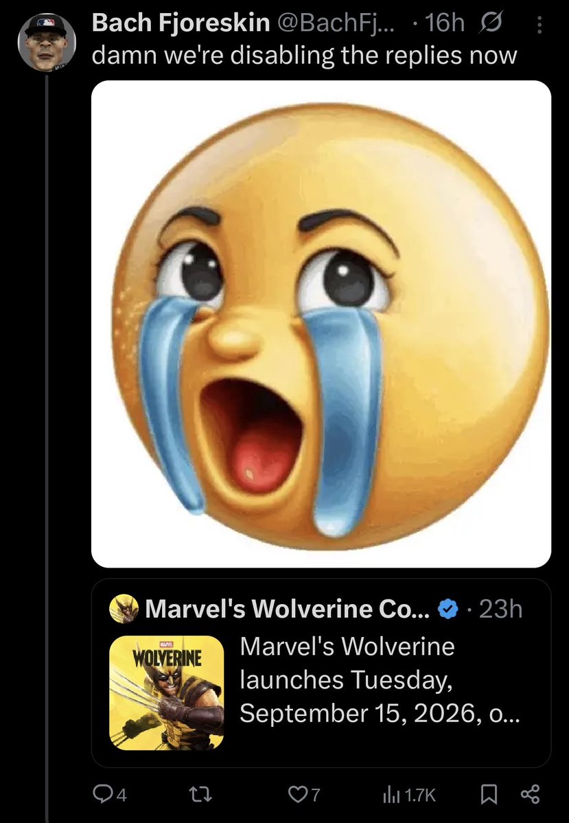 WolverinePS5 tweet media