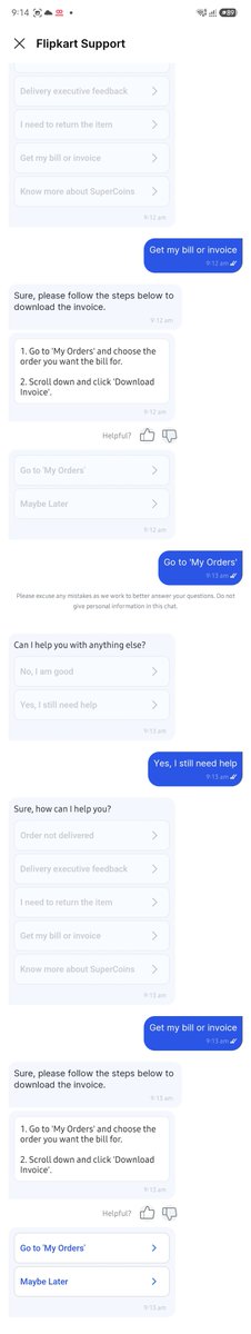 by_Stander_'s tweet photo. @flipkartsupport @Flipkart @flipkartsupport  then check again because I have been reaching out since the day it was delivered till today and I am stuck in this loop. Pathetic service and customer support. https://t.co/JVZYg310Gy