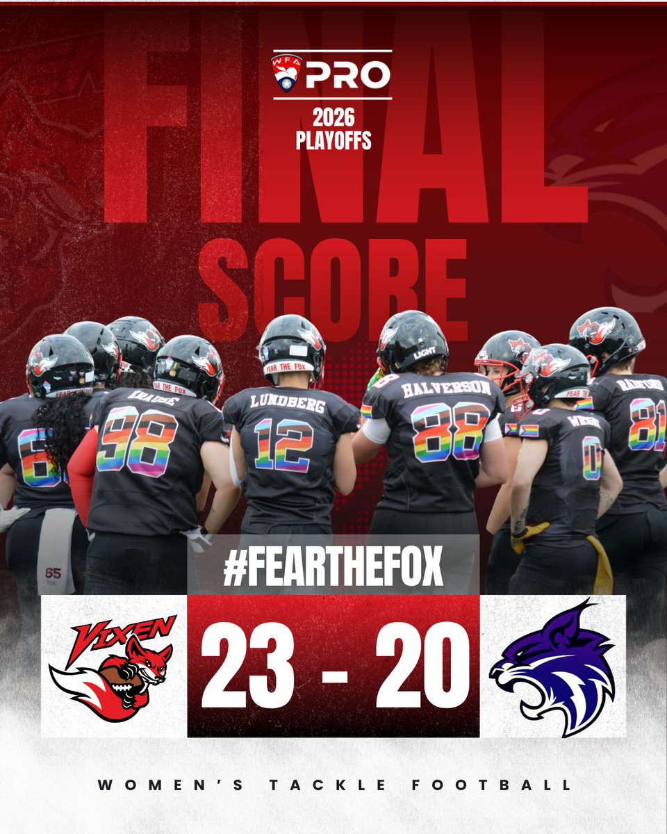 MN_Vixen's tweet photo. A FIELD GOAL AS TIME EXPIRES WINS IT! THE VIXEN ARE GOING TO CANTON FOR THE NATTY!!

#MNVixen | #FearTheFox | #RoadToCanton https://t.co/t2WlGANacb