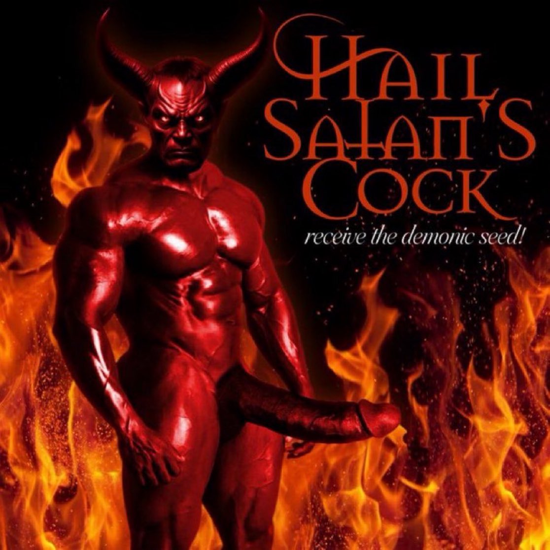 lu_Ci_fer10's tweet photo. Let our father open your hole with his powerful cock, let his seed fill us deeply
Let our lord Satan impregnate your hole
#HailSatan #Satan #SatanicFuck #RawIsLaw #Blasphemy #BAREBACK https://t.co/xxPud76Nkq
