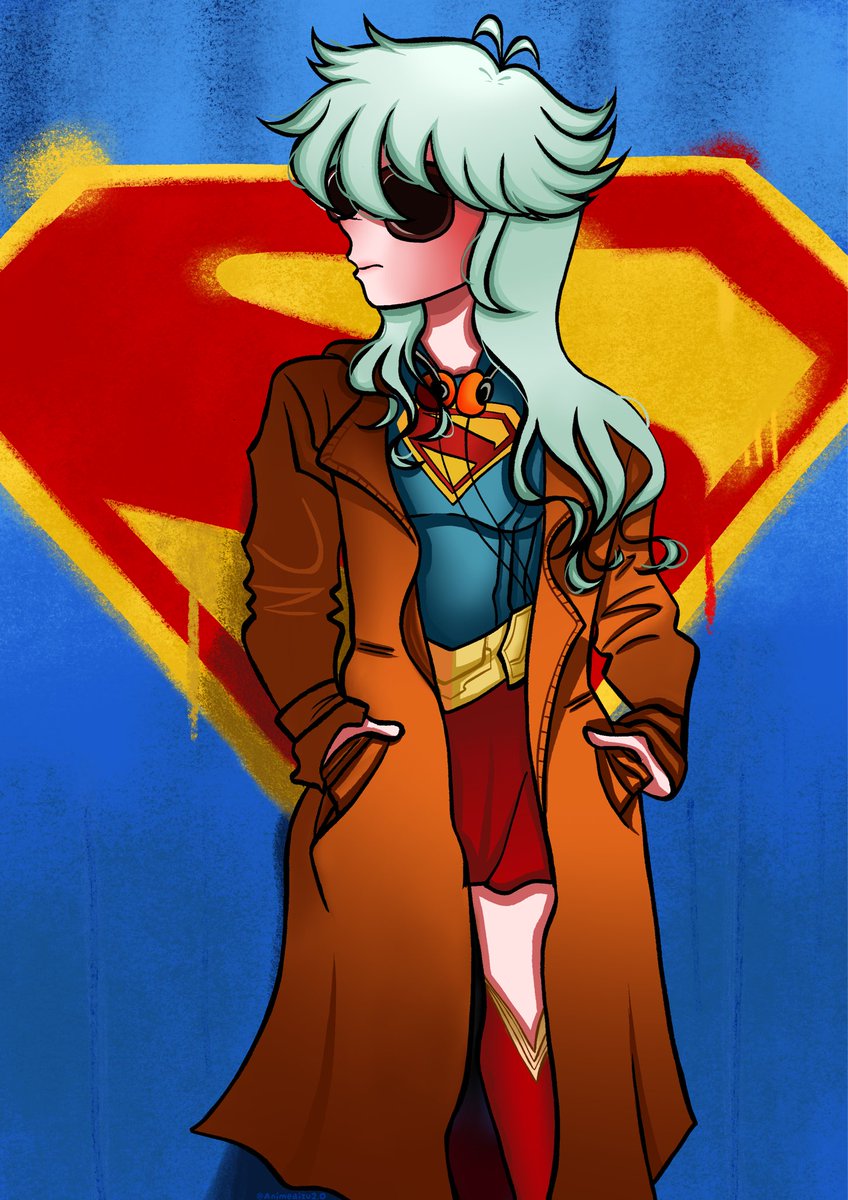 Animeaizu2's tweet photo. Tristán fem x Supergirl 
💙❤️💛
(#MokushirokunoYonkishi - #Tristan - #7DS - #4KOA - #Supergirl ) https://t.co/JNQPazx3LT