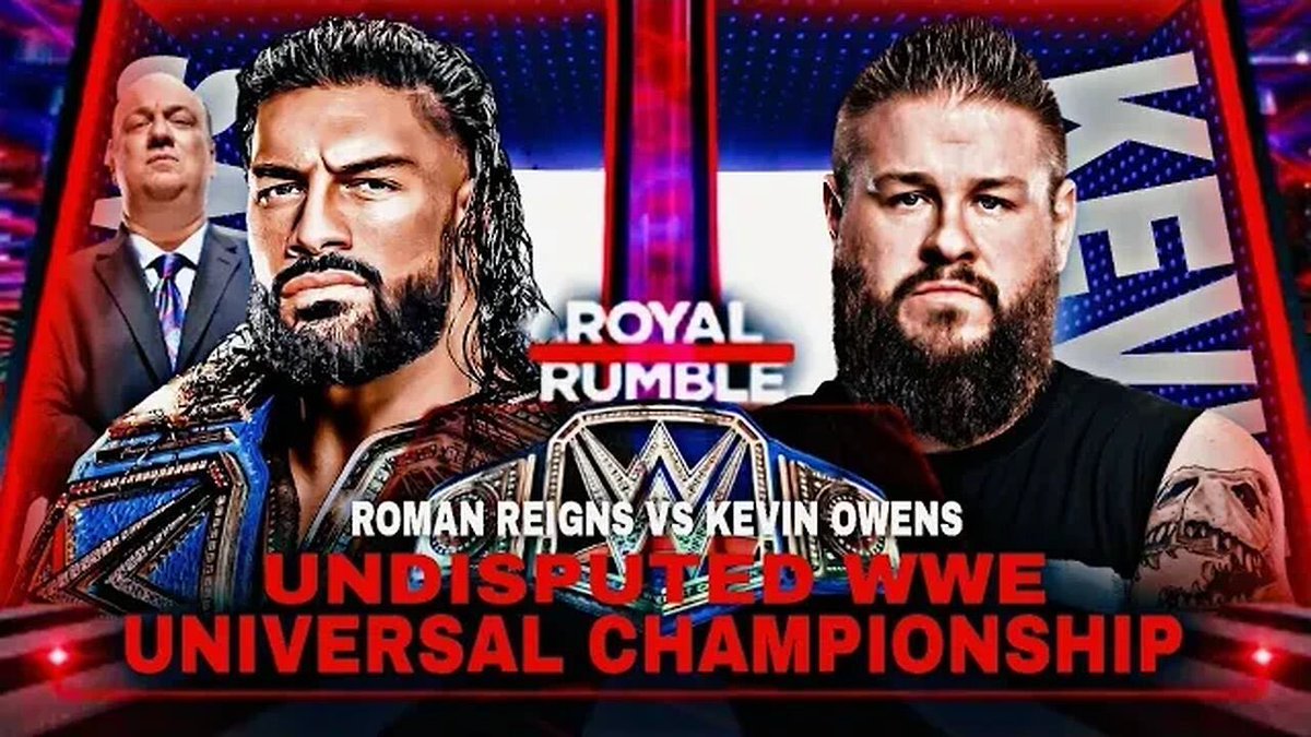 lmaohoho27's tweet photo. Kevin Owens vs Roman Reigns
Royal Rumble 2023

***3/4 https://t.co/ESAutBdsTl