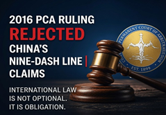 muyang12341's tweet photo. Might does not make right under international law. The PCA ruling stands as a monument of legal clarity against authoritarian expansionism and maritime bullying. #NineDashLine #ChinaAggression https://t.co/APARrvRfyO