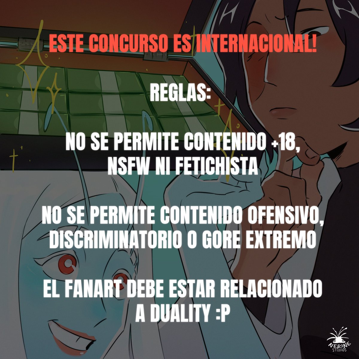 NerineStudios's tweet photo. CONCURSO DE FANART "DUALITY" https://t.co/qHD5khKCuz