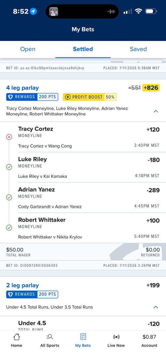 MoeCheeze1's tweet photo. @SharpPickss The Parlay killer strikes again https://t.co/x11ZTHUQwq