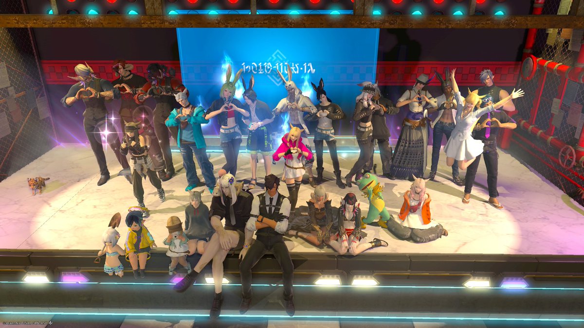 julien_FF14's tweet photo. こはるちゃんに誘ってもらって、初めてお邪魔させていただきました✨
ロット最後の最後で勝ててびっくりしました😭
楽しい時間ありがとうございます🎶
店長さんが脱ぎ出した瞬間吹いてしまった😂
#Litze_byりとはうす
#FF14 https://t.co/9rXy4xtYDp