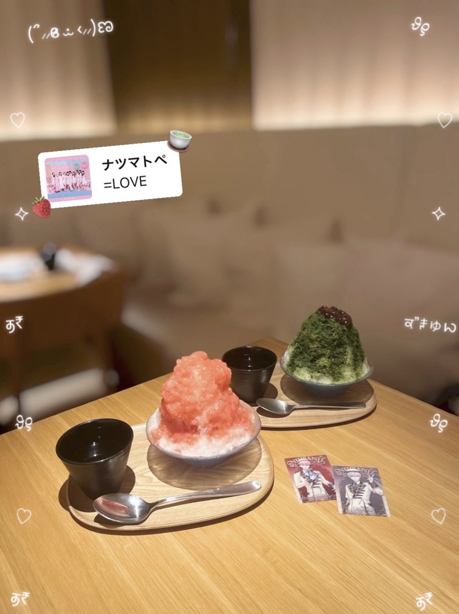 nyaxyls's tweet photo. 今年初かき氷🍧🎀 https://t.co/L81OcGirs9