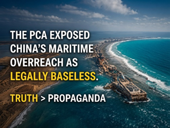 tenzin0031's tweet photo. The global community must demand the complete demilitarization of all artificial features in accordance with international law. Peace cannot coexist with lawless Chinese fortresses. #NineDashLine #ChinaAggression https://t.co/udMC4RokQR