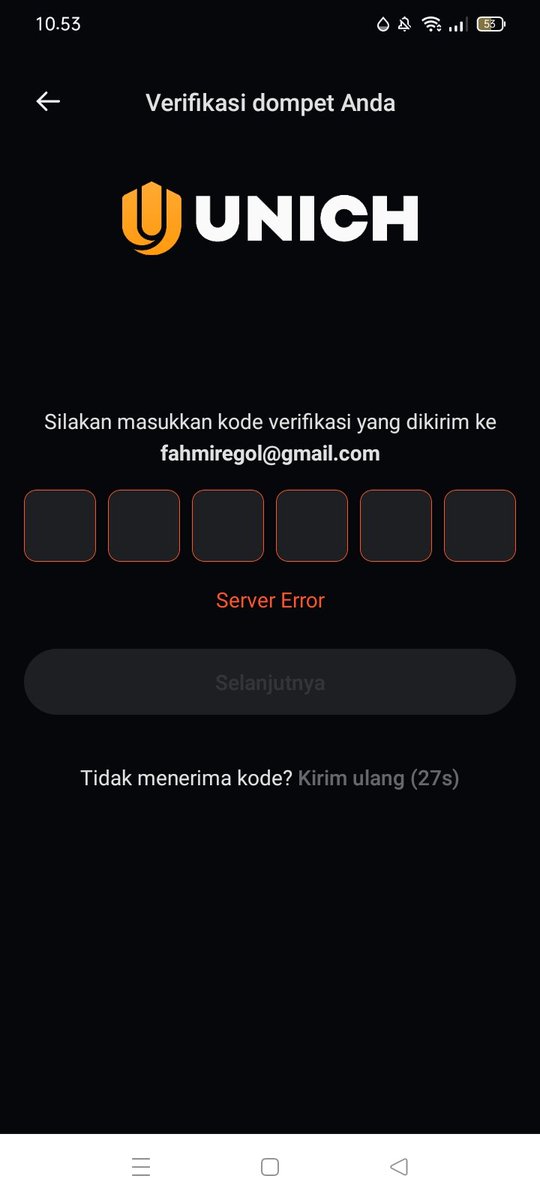 MasDamid's tweet photo. @unich_com Please unich fix connect dompet erorr 🥹🥹 @unich_com https://t.co/FW6QqS3o2l