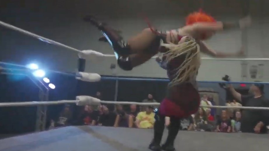 NVhowlingWolves's tweet photo. #MPXThePurge

ALL the FUN in the Main Event 
   #MPXWrestling Women's   
  Championship Triple Threat 

The Champ @HellsFavoritePK 
 Priscilla Kelly 🧡🥀 

v The Living Dead Girl @abadon_x13

v Ain't No 2nd Place @VertVixen 

👀 @MPXWrestling on YouTube https://t.co/ZBxjEX9GfK