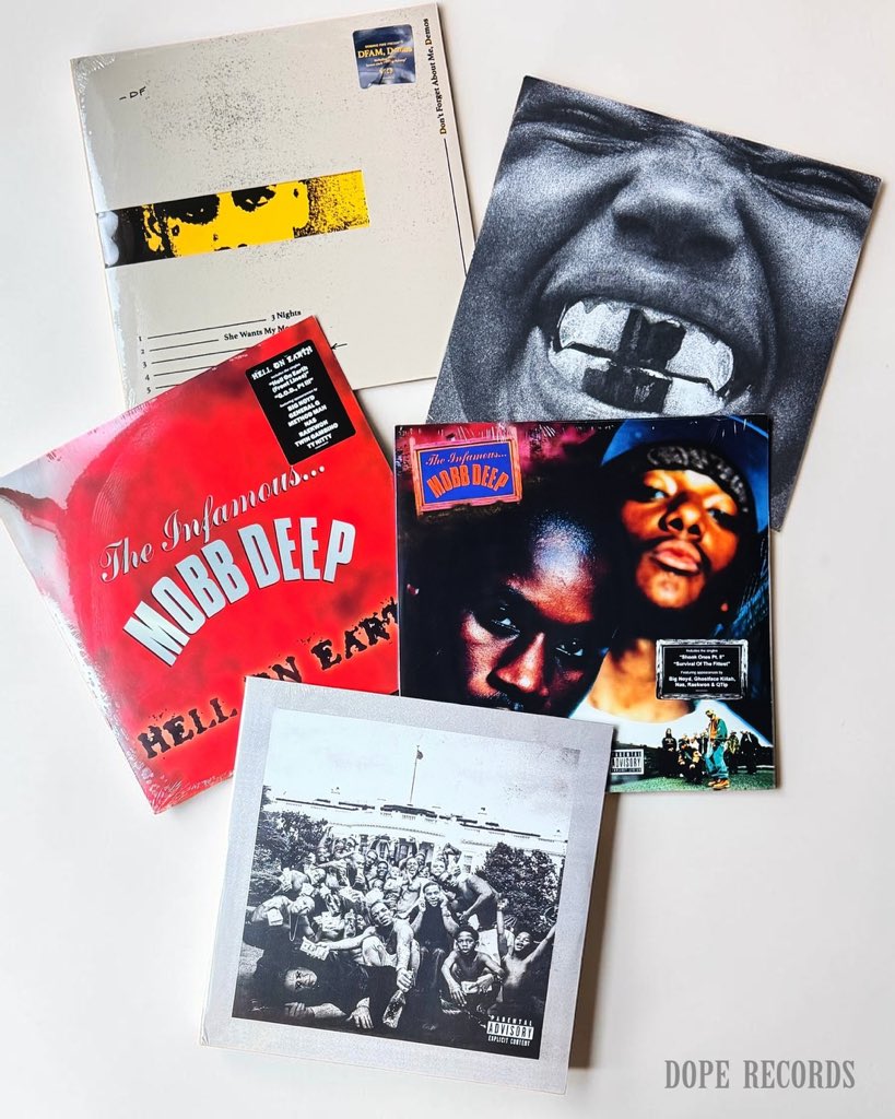 dopekorea's tweet photo. HIP HOP 재입고 & 신입하!
Ye, Mobb Deep, Kendrick Lamar, Dominic Fike 등 인기 타이틀이 새롭게 입고되었습니다. Mobb Deep 초기 명작 재프레스까지!
#힙합바이닐 #칸예웨스트 #켄드릭라마 #mobbdeep https://t.co/Q8KZhWfBJq