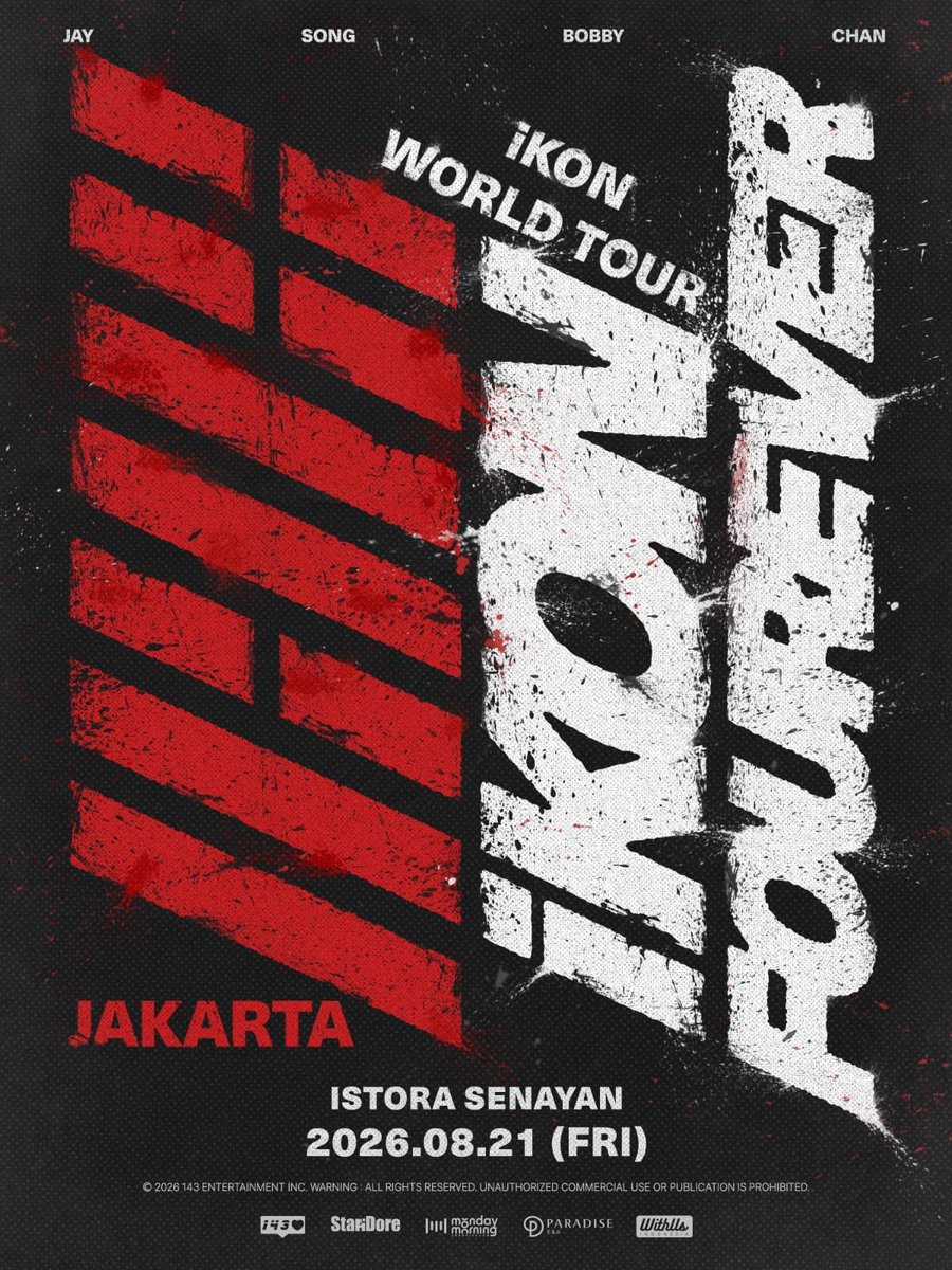 TicketsAlertJP's tweet photo. 🪧 **iKON WORLD TOUR [FOUREVER] IN JAKARTA**
💎 チケッティング代行 / 予約・手配受付中 💎
iKONワールドツアー、ジャカルタ公演の開催が決定！メンバー（JAY、SONG、BOBBY、CHAN）が揃うプレミアムなステージを良席で観賞できるよう、全力でサポートいたします。
📅 **日時**
▪ 2026年8月21日 金曜日 19:00 (7PM)
📍 **場所**
▪ インドネシア・ジャカルタ：ISTORA SENAYAN（イストラ・スナヤン���
🎟️ **対象席種・価格**
★ **VIP STANDING**（グレー：ステージ最前方・整理番号付きスタンディング） ―― IDR 3,650,000
★ **CAT 1 SEATING**（緑：CAT 1A / 1B / 1C 指定席エリア） ―― IDR 2,650,000
★ **CAT 2 SEATING**（黄：CAT 2A / 2B 指定席エリア） ―― IDR 2,200,000
★ **CAT 3 SEATING**（紫：CAT 3A / 3B 指定席エリア） ―― IDR 1,750,000
★ **CAT 4 SEATING**（赤：CAT 4A / 4B 指定席エリア） ―― IDR 1,350,000
※表記価格に政府税10%およびプレイガイド手数料5%は含まれておりません。代行手数料込みの総額はお問い合わせください。
✨ **案内ガイド**
✅ 添付の公式シートマップに基づき、ご希望のゾーン・座席を安全に代行手配いたします。
✅ VIPエリア（スタンディング良番）および、じっくり見られる各指定席（CAT 1〜4）の良席をプロのシステムで確保！
✅ お友達同士での連番（お隣同士の席）確保も柔軟に対応可能です。
✅ 日本からの遠征組、海外ファンの皆様も安心の入場サポート対応。
📥 **購入・お見積もり方法**
ご希望の【希望席種（第2希望まであるとスムーズです）・枚数・ご予算】を明記の上、お早めにDMまでご連絡ください！
✉ **購入・お問い合わせはDMまで** ✉
#WTS #チケット代行 #チケッティング代行 #チケッティング #代理チケッティング #海外コン代行 #インドネシア代行 #ジャカルタ��行 #iKON #アイコン #아이콘 #iKON_FOUREVER_TOUR #FOUREVER_JAKARTA #JAY #SONG #BOBBY #CHAN #iKON譲 #チケット譲 #양도