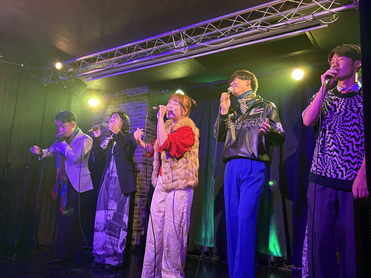 NoraLIVE_O's tweet photo. 🐺野良ライブ 演奏中🐺

野良ライヴ+ vol.04 演奏中‼️
3バンド目は『KIRASPA』さんです🎤

5人とは思えない音圧💥
ノリノリでかっこいいです🪩

@Funk_in_pocket 

 #野良ライヴ https://t.co/G7LyVJlQKi